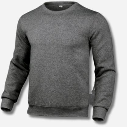 Men's Slim-Fit Crew-Neck Fleece Sweatshirt Jumper