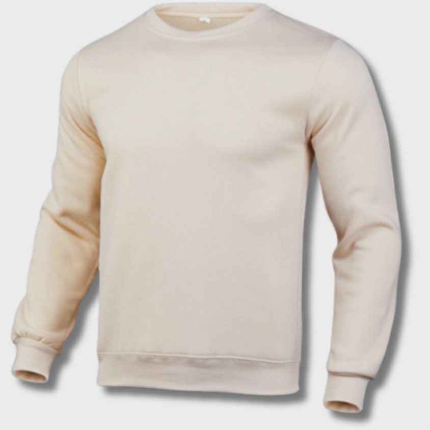 Men's Slim-Fit Crew-Neck Fleece Sweatshirt Jumper