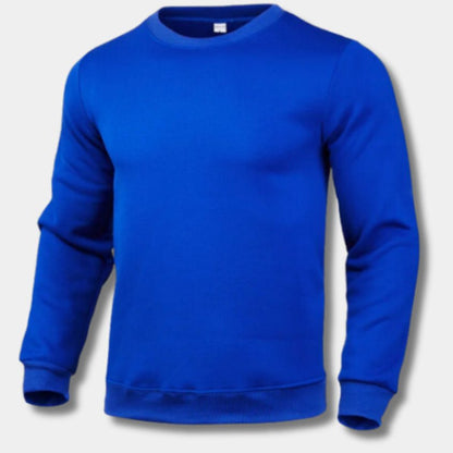 Men's Slim-Fit Crew-Neck Fleece Sweatshirt Jumper