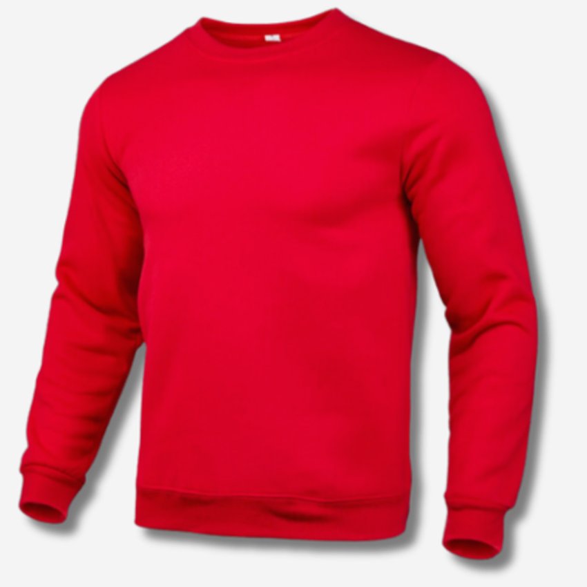 Men's Slim-Fit Crew-Neck Fleece Sweatshirt Jumper