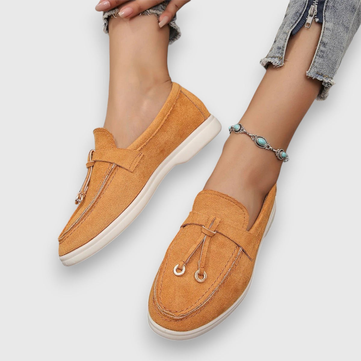 Women's Cushioned Arch Support Slip-On Loafers