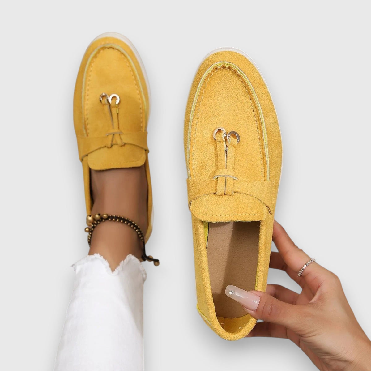 Women's Cushioned Arch Support Slip-On Loafers