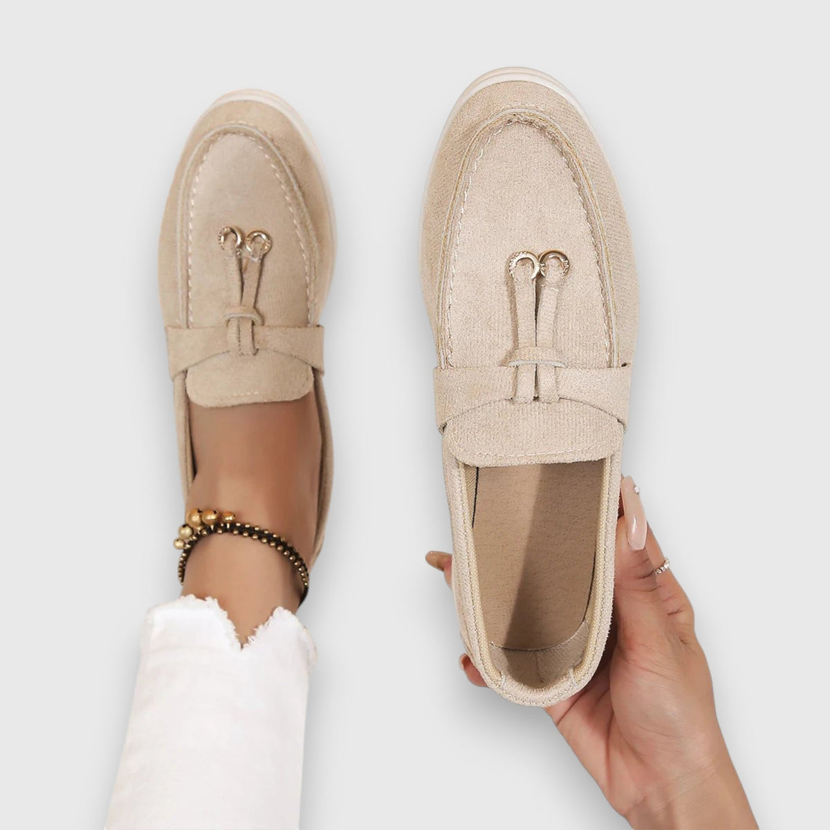 Women's Cushioned Arch Support Slip-On Loafers