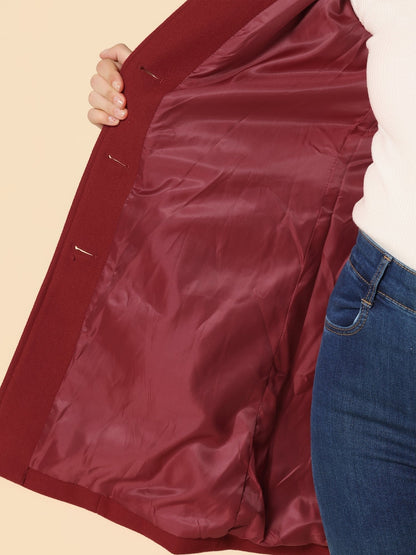 Women's Button-Up Long Coat